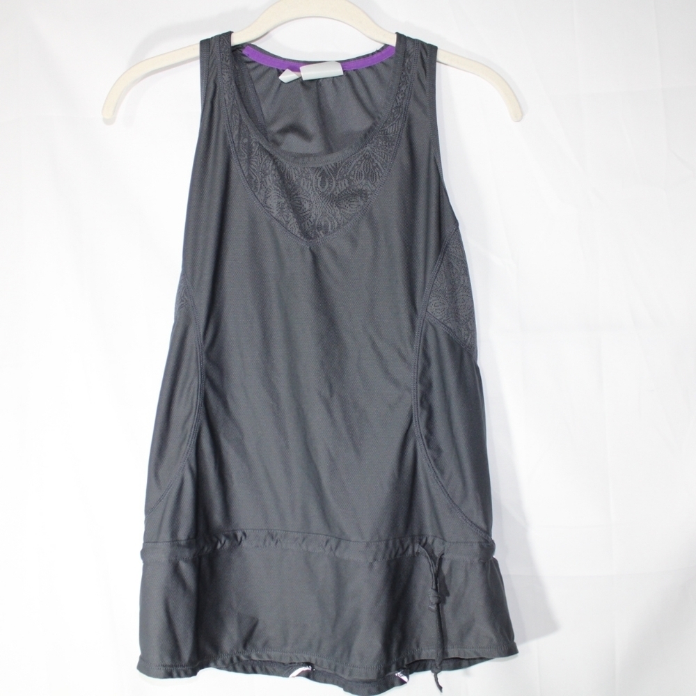 Athleta Gray Size XS Wick it Good Tank Top Reflective Workout Running Yoga